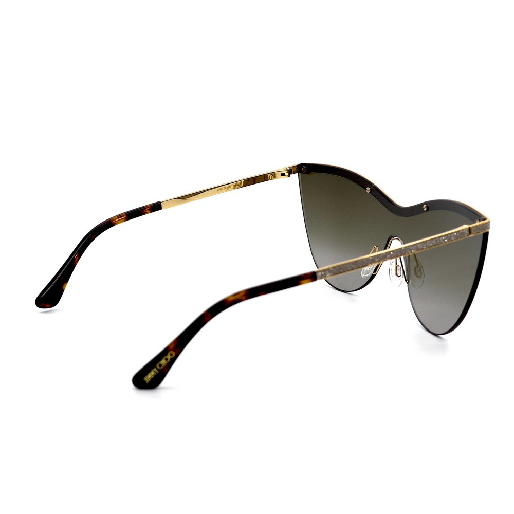 JIMMY CHOO KRISTEN/S GOLD BROWN GRADIENT WOMEN'S SUNGLASSES - Picture 10 of 14